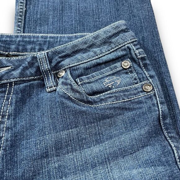 Vintage Harley-Davidson Medium Wash Bootcut Jeans Women’s Size 10 Long - Picture 6 of 10